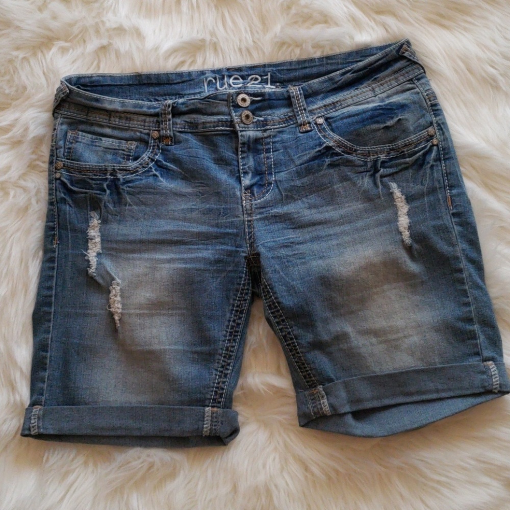 Jean Bermuda shorts